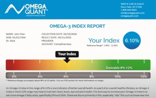 omega quant test accuracy (omega-3 index)