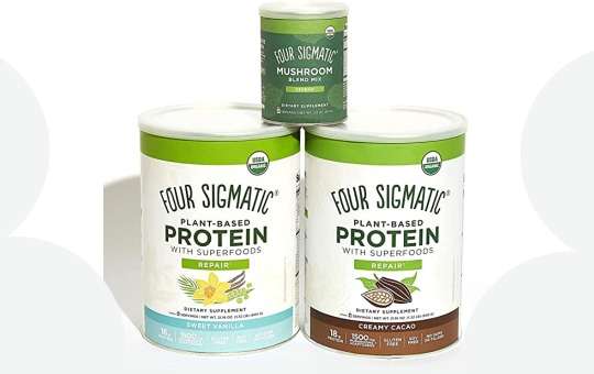 four sigmatic plant-based protein with superfoods