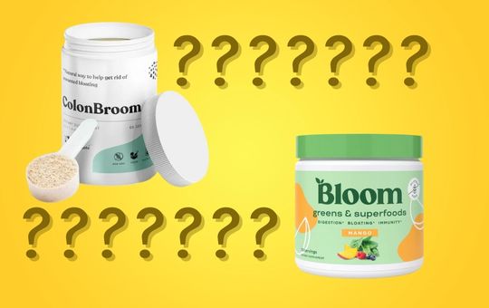 Question marks surrounding colon broom and bloom greens