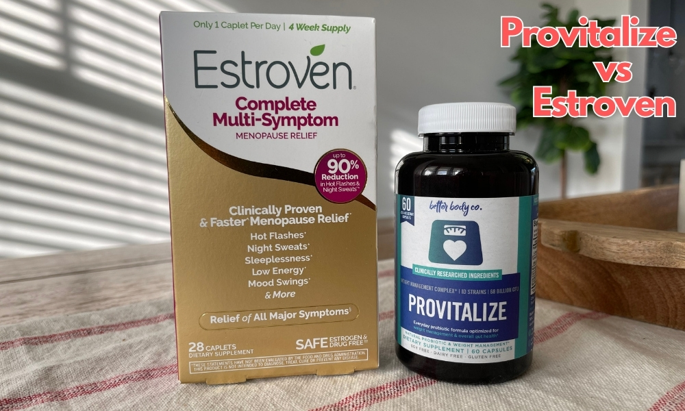 estroven and provitalize menopause supplements