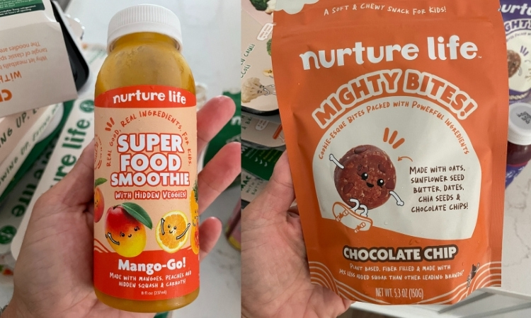 nurture life smoothies and mighty bites